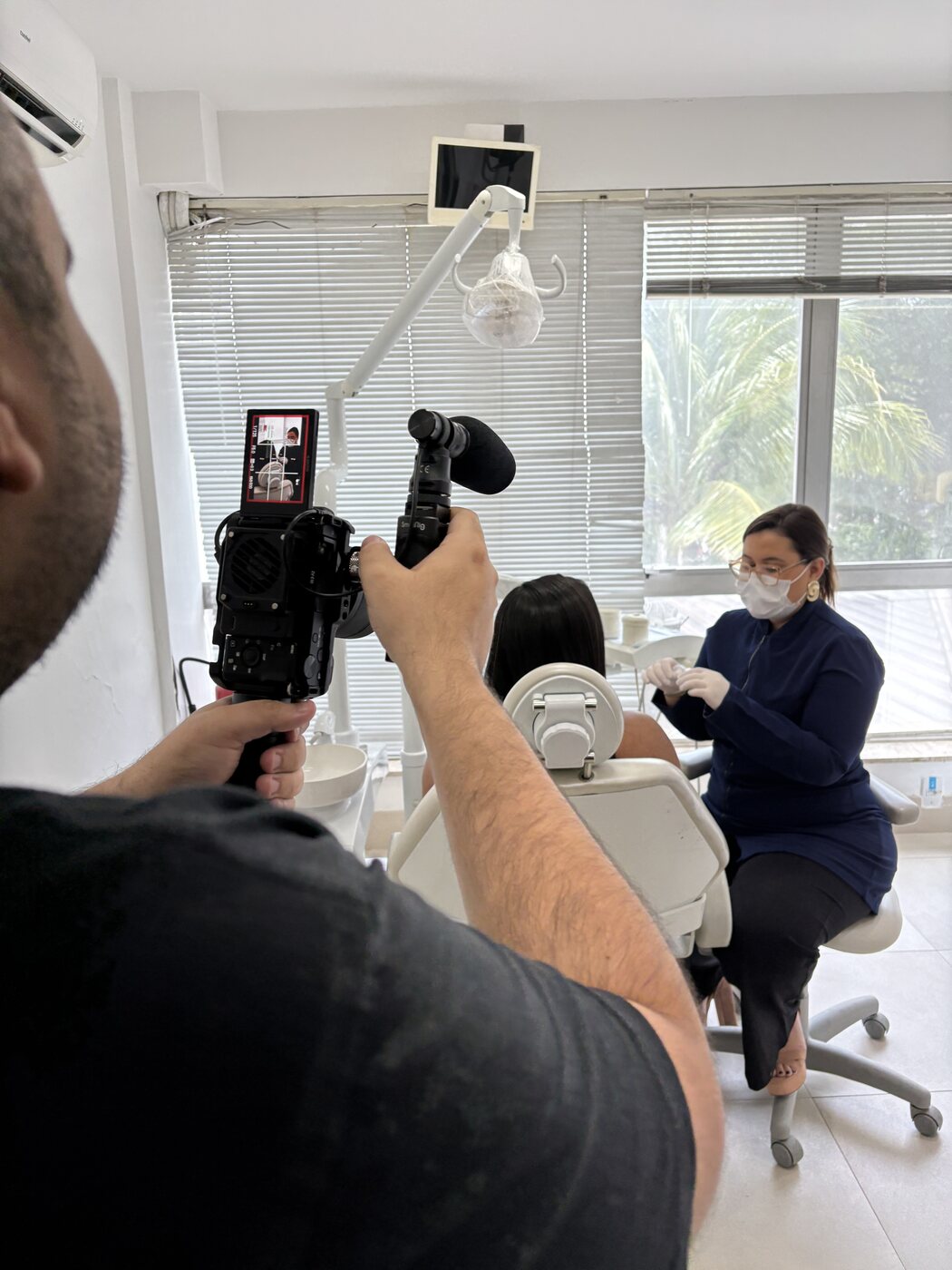 Captação audiovisual profissional em consultório